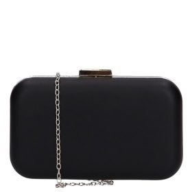 Divatos 9144 fekete csatos táska