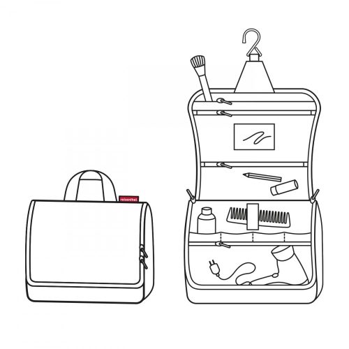 Kozmetikai táska REISENTHEL Toiletbag XL black WO7003
