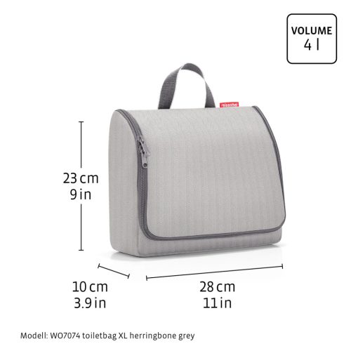 Kozmetikai táska REISENTHEL Toiletbag XL black WO7003