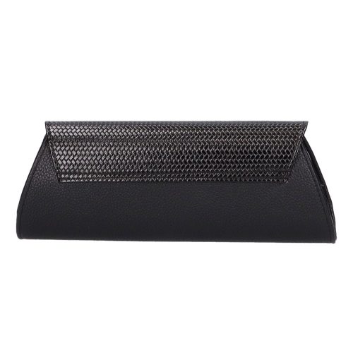 Karen D 455 fekete lakk fonott táska