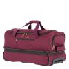Travelite 96275-70 Basics S bordó 55 cm gurulós utazótáska 