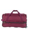 Travelite 96275-70 Basics S bordó 55 cm gurulós utazótáska 