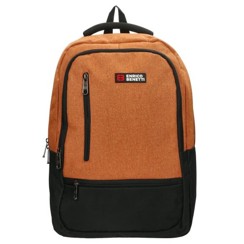 Enrico Benetti Hamburg narancssárga laptoptartós hátizsák 15" 62124 019