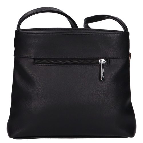 Karen D 099 fekete bronz rostbőr női válltáska