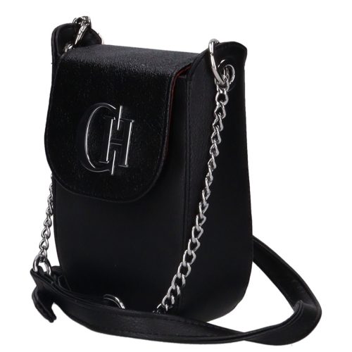 K 773 fekete ezüst rostbőr női táska