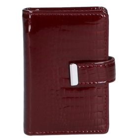 Jennifer Jones 5244 bordó bőr női kártyatartó