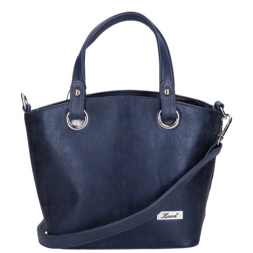 Karen 2390 kék rostbőr női kézitáska