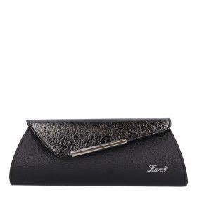 Karen D 455 fekete fényes táska