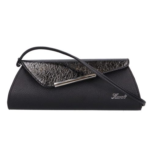 Karen D 455 fekete fényes táska