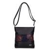 Karen N 099 fekete színes virágos táska