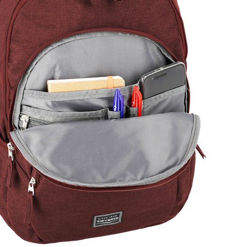 Travelite 96308-70 Basics  Melange bordó hátizsák