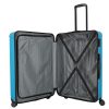 Travelite Cruise L türkizkék 4 kerekű nagy méretű bőrönd 