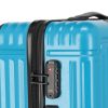Travelite Cruise L türkizkék 4 kerekű nagy méretű bőrönd 