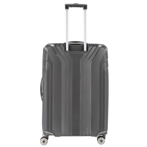 Travelite Elvaa L fekete 4 kerekű nagy méretű prémium bőrönd
