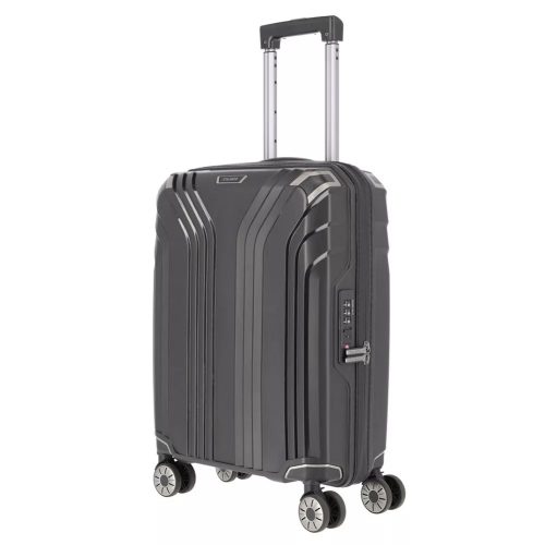 Travelite Elvaa S fekete kabin méretű prémium bőrönd