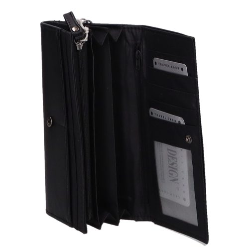 NDesign 1102-338 fekete pénztárca