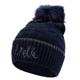 Anekke Shoen 37700-532 kék pomponos sapka