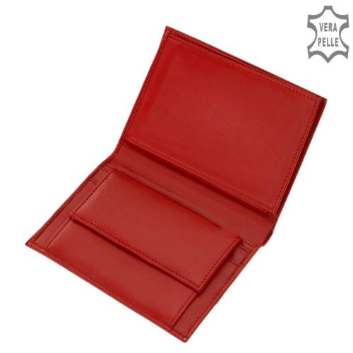 Sylvia Belmonte MGM06 piros női bőr irattartó pénztárca