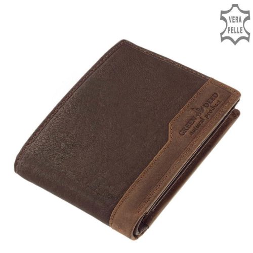 Green Deed GDH1021 barna bőr férfi pénztárca