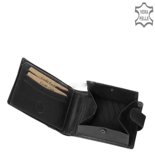 Green Deed PA09/T fekete bőr férfi pénztárca