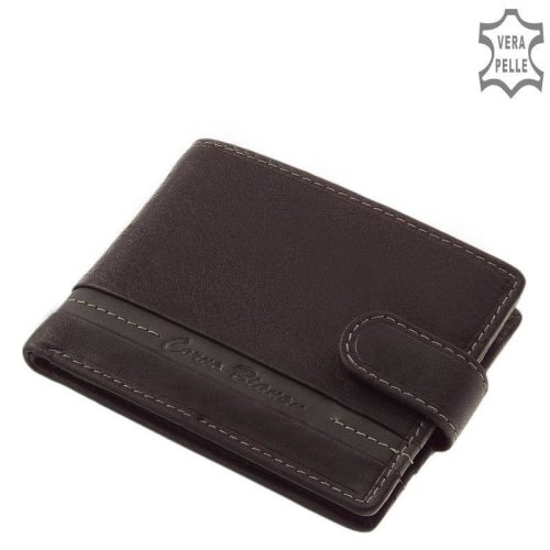 Corvo Bianco CVL1002/T-fekete bőr férfi pénztárca