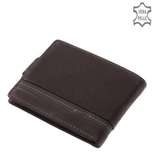 Corvo Bianco CVL1002/T-fekete bőr férfi pénztárca