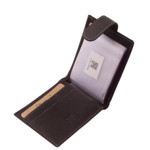 Green Deed ADL01/T fekete RFID védelemmel bőr férfi pénztárca
