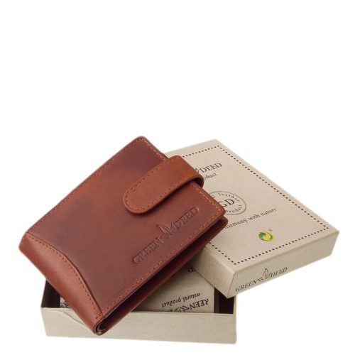 Green Deed ADL01/T-S. barna bőr férfi pénztárca