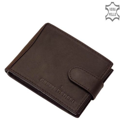 Green Deed SGR102/T-barna bőr férfi pénztárca