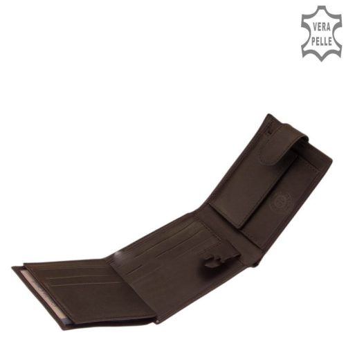 Green Deed SGR102/T-barna bőr férfi pénztárca