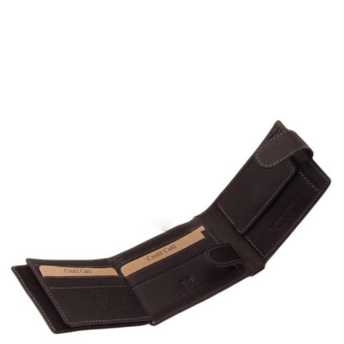 Green Deed ADL102/T fekete bőr férfi pénztárca