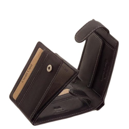 Green Deed ADL102/T fekete bőr férfi pénztárca