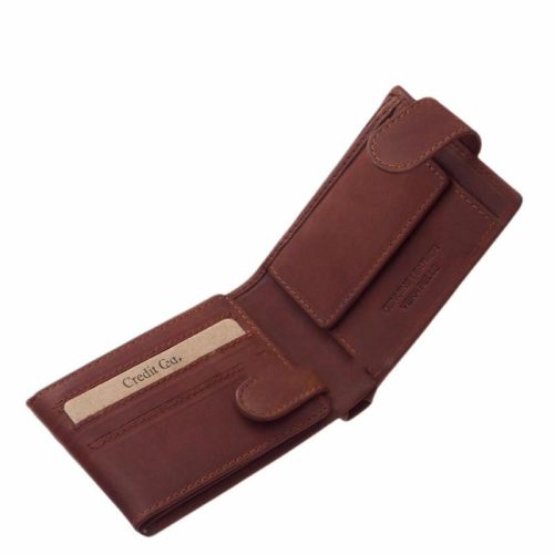 Green Deed ADL102/T-S. barna bőr férfi pénztárca