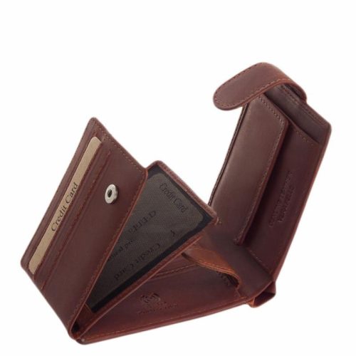 Green Deed ADL102/T-S. barna bőr férfi pénztárca