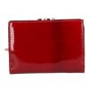 Kroko Mander J11-009 piros lakk bőr keretes kicsi pénztárca