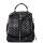Karen D 408 fekete lakk steppelt hátizsák 