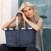 Reisenthel BK4113 Carrybag herringbone dark blue női bevásárló kosár