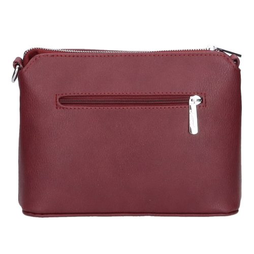 Karen 9358 bordó rostbőr női táska