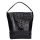 Karen 2340 fekete lakk steppelt táska