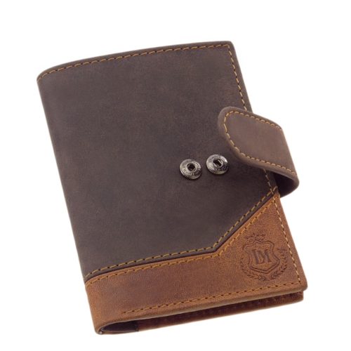 Lorenzo Menotti AFL2038/T barna férfi kártyatartó és pénztárca