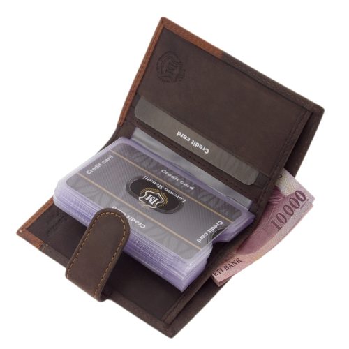 Lorenzo Menotti AFL2038/T barna férfi kártyatartó és pénztárca