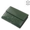 Giultieri SCV121 zöld virágos női pénztárca
