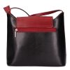  Olasz bőr 12355 fekete piros táska