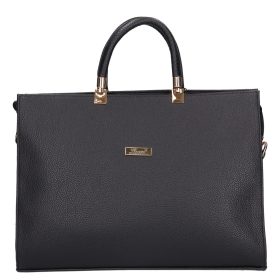 KAREN 1206 Fekete rostbőr női aktatáska