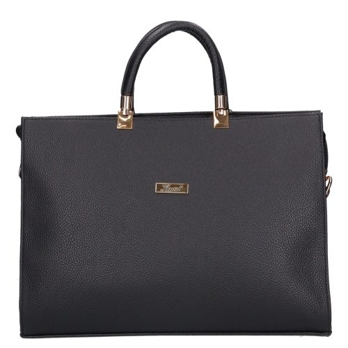 KAREN 1206 Fekete rostbőr női aktatáska