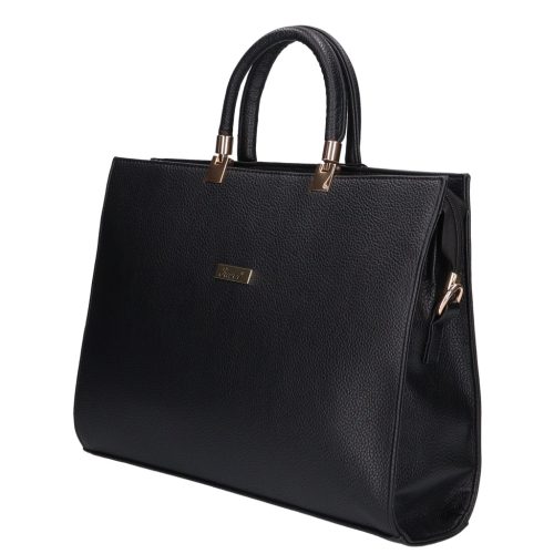 KAREN 1206 Fekete rostbőr női aktatáska