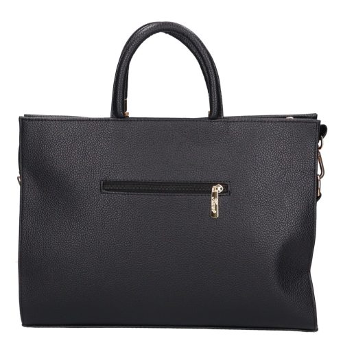 KAREN 1206 Fekete rostbőr női aktatáska