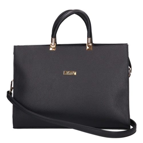 KAREN 1206 Fekete rostbőr női aktatáska