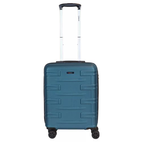 Benzi 5674 S kék 4 kerekű kabin méretű bőrönd