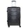 Benzi 5674 L fekete 4 kerekű nagy méretű bőrönd